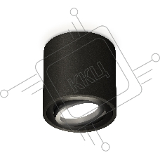 Светильник Ambrella Light XS7532002 SBK/PBK черный песок/черный полированный MR16 GU5.3 (C7532, N7002)