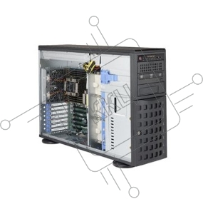 Платформа SuperMicro 7049P-TRT - 4U/Tower - 8x SATA - Dual 10-Gigabit Ethernet - 16x DDR4 - 1280W Redundant