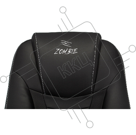 Кресло игровое Zombie 8 черный искусственная кожа крестовина пластик