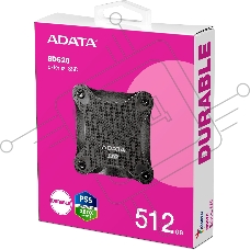 Внешний накопитель SSD 512GB A-DATA SD620, External, USB 3.2, [R/W -550/500 MB/s] черный