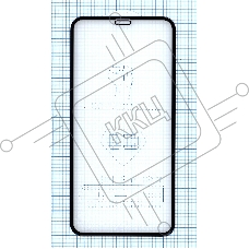 Защитное стекло 4D для Apple iPhone X черный