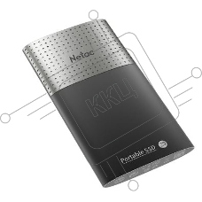 Накопитель SSD External Netac 128Gb Z9 <NT01Z9-128G-32BK> (USB3.2, up to 550/480MBs, 90х47.5х11.5mm, Aluminium+Plastic)
