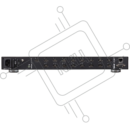 Матричный коммутатор-масштабатор 4K HDMI 8x9/ 8X9  4K HDMI Matrix Switch W/Scaler W/O POWER