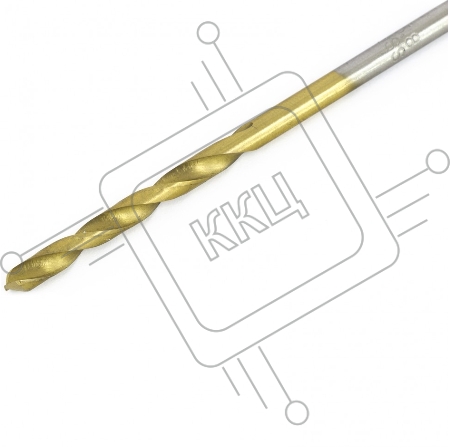 Сверло по металлу, 3,8 мм, HSS, нитридтитановое покрытие, цилиндрический хвостовик// Matrix