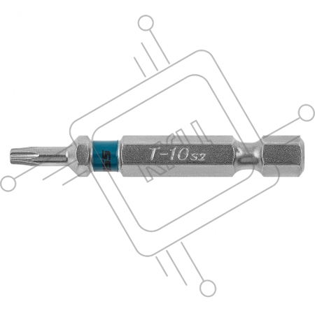 Набор бит TORX 10х50, сталь S2, 10 шт.// Gross