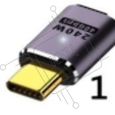 Переходник USB 4 Type C  прямой папа-мама