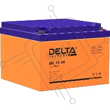 Аккумуляторная батарея Delta GEL 12-26 напряжение 12В, емкость 26Ач (174х166х125mm)