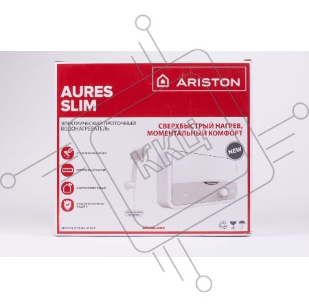 Водонагреватель Ariston Aures S 3.5 SH PL 3.5кВт электрический настенный/серебристый
