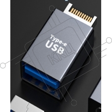 Переходник USB Type E папа на USB 3 мама