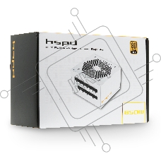 Блок питания HSPD, 850W 80 PLUS Gold (ATX, 3.1, PCIe 5.1, Full modular, 1x24(20+4)pin mesh 550mm, 2xCPU 8(4+4)pin 700mm, 2xPCIe*2 8(6+2)pin 600+150mm, 1x12VHPWR PCIe 5.1 12+4pin 600W 600mm, 3xSATA*3 450+150+150mm, 1xMOLEX4pin*3 450+150+150mm, Active, 120x