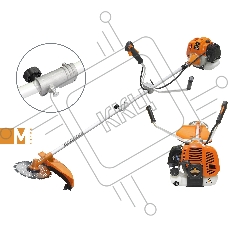 Мотокоса CARVER GBC-043MS 2.3лс 2х-тактный 43см3 0.95л нож 230мм леска2.4мм Мотокоса CARVER GBC-043MS 2.3лс 2х-тактный 43см3 0.95л нож 230мм леска2.4мм