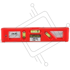 Уровень KRAFTOOL 1-34863-022  ''pro'' ''director level'' с магнитом 3 ампулы 220мм