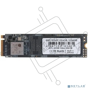 Твердотельный накопитель SSD M.2 2280 1024GB AMD Radeon R5 Client SSD R5MP1024G8 PCIe Gen3x4 with NVMe, 3D TLC, RTL (183481)