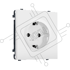 Комплект механизма электрической розетки SIGMA Белый мягкое касание 50Hz 2P+E с/з 16A-250V QUANT PRO (SP8260, PR141)