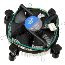 Кулер для процессора Intel Original E41759 серебристый 80мм алюминий 2800rpm 38db 4-pin 80W 45мм