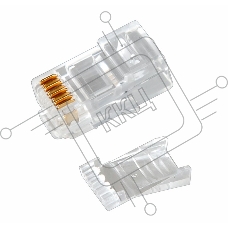 Rexant Разъем RJ-45(8P8C) под витую пару, UTP, категория 6, с вставкой