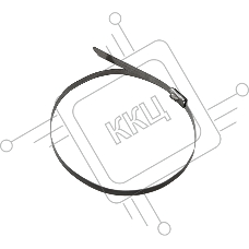 Хомут-стяжка стальной Rexant 152x4,6 мм, упаковка 100 шт. 07-0158-100