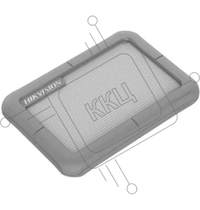 Накопитель внешний Hikvision USB 3.0 1Tb HS-EHDD-T30 1T Gray Rubber T30 2.5