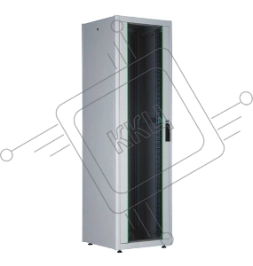 Шкаф коммутационный Lande DYNAmic Basic (LN-DB22U6060-LG-BAAA) напольный 22U 600x600мм пер.дв.стекл задн.дв.стал.лист направл.под закл.гайки 600кг серый IP20 сталь