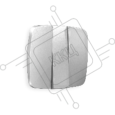 Лицевая панель OMEGA (Серебро глянец) для 3-кл выключателей QUANT OP4050