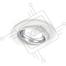 Комплект встраиваемого поворотного светильника Ambrella light XC7651002 SWH/PSL белый песок/серебро полированное MR16 GU5.3 (C7651, N7022)