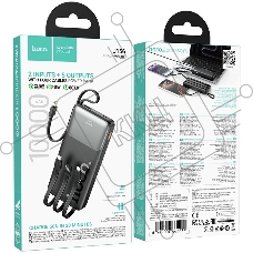 Мобильный аккумулятор Hoco J156 Founder 10000mAh QC3.0/PD3.0 22.5W 3A черный (62277)