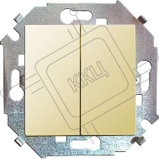 Механизм выключателя 2-кл. СП Simon15 16А IP20 сл. кость Simon 1591398-031