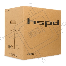 Компьютерный корпус  HSPD M310, Mesh Mini-tower, черный, TG, 0.4 SPCC, 3x120mm ARGB mATX, mITX 180/280/160mm 1x2.5