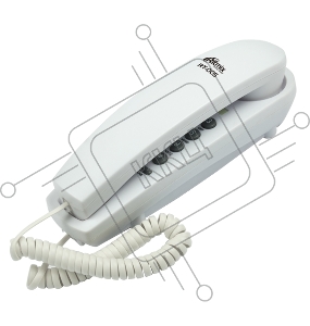 Телефон проводной RITMIX RT-005 white, настольный/настенный с фун. повтора набора номера,выбора уровня гром-ти звонка Hi-Low, сброс и отключение микро