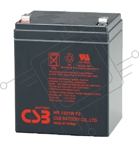 Батарея CSB HR 1221W (12V, 5Ah) F2