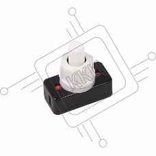 Выключатель-кнопка 250V 1А (2с) ON-OFF  белый (для настольной лампы)  REXANT