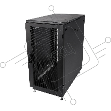 Шкаф телекоммуникационный напольный 27U (600x800) дверь перфорированная 2 шт. (ШТК-М-27.6.8-44АА) (2 коробки)
