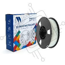 Филамент NV PRINT TPU Silk White для 3D печати белый диаметр 1.75мм длина 330 метров масса 1 кг
