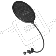 Поп-фильтр K&M 23966-000-55 двойной нейлоновый экран, диаметр 200 мм