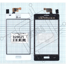 Сенсорное стекло (тачскрин) для LG Optimus L5 E610 E612 белое
