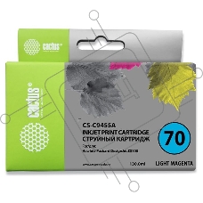 Картридж струйный Cactus CS-C9455A светло-пурпурный для №70 HP Designjet Z3100 (130ml)