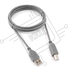 Кабель USB 2.0 Pro Cablexpert CCP-USB2-AMBM-6G, AM/BM, 1.8м, экран, серый