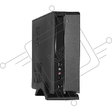 Компьютерный корпус Exegate EX268691RUS Компьютерный корпус MiniITX Exegate MI-207 Black, miniITX/mATX, <M450, 80mm>, 2*USB, Audio