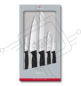 Набор ножей кухон. Victorinox Swiss Classic Kitchen (6.7133.5G) компл.:5шт черный подар.коробка