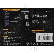 Сплиттер аудио-видео Premier 5-872-2 HDMI (f)/2хHDMI (f) черный
