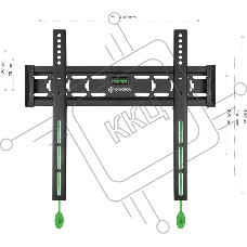 Кронштейн ONKRON FM5 / 32-55'' макс 400*400 наклон 0º от стены: 29мм макс вес 56,8кг