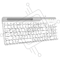 Клавиатура A4Tech Fstyler FK25 проводная, USB, белый/серый