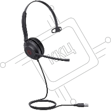 Гарнитура проводная Yealink UH35 Mono UC черный 1308138