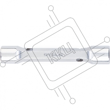 Ключ трубка торцевой усиленный, 22х24 мм, CrV  Stels