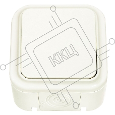Выключатель 1-кл. Bylectrica ОУ 6А IP54 серия ПРАЛЕСКА АКВА, (А16-222 бежевый)