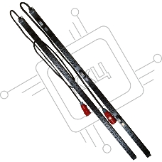 Вертикальный блок розеток, 3-фазный, 6xC19 + 24xC13, автомат и A/V-метр, 380V, 32A, шнур 2 м, IEC309