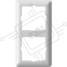 Рамка 2-м W59 бел. SchE KD-2-18 (КД-2-18)