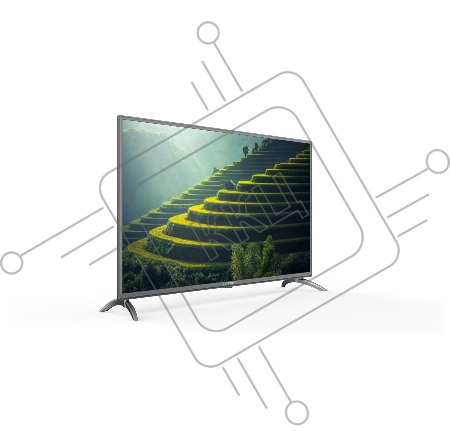Телевизор STARWIND SW-LED43UG400 Smart Яндекс ТВ стальной/4K Ultra HD/DVB-T/60Hz/DVB-T2/DVB-C DVB-S DVB-S2 USB WiFi Smart TV