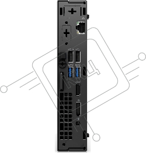 Компьютер Dell Optiplex 7010 Micro i3 13100T (2.5) 16Gb SSD512Gb UHDG 770 Linux Ubuntu GbitEth WiFi BT 260W мышь клавиатура черный (7010-3650)