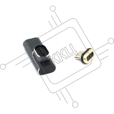 Переходник USB 4 Type C мама-папа угловой с магнитным разъёмом тип 2